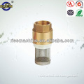 brass plastic or brass core check valve with net